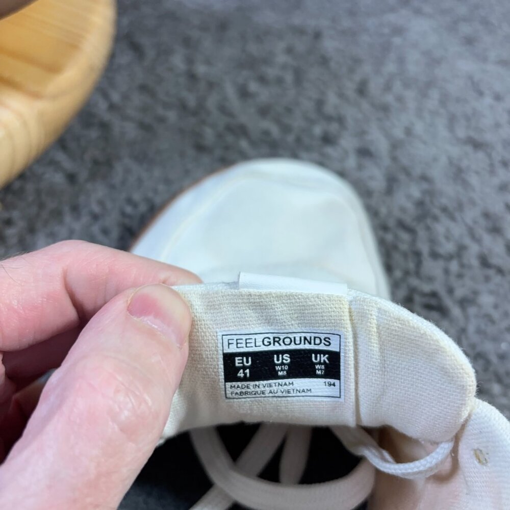 Women's Cream Athletic Shoes - Picture 7 of 8